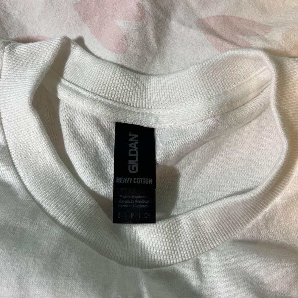 white basic oversized tee - Picture 4 of 4